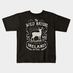 The wild Nature Ireland real Hunter Kids T-Shirt